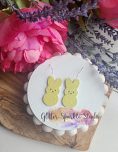 Load image into Gallery viewer, Pair of Tiny 1.5 Inch Mini Peeps Bunny Silhouettes Steel Rule Die for earrings