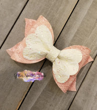 Load image into Gallery viewer, Pre Order Only - All Full Cuts - 4 inch Layered Lacey Bow Steel Rule Die