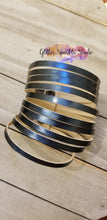 Load image into Gallery viewer, Sliced Larger wrist sized Cuff Bracelet Steel Rule Die (not earring)