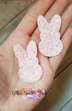 Load image into Gallery viewer, Pair of 2 Inch Mini Peeps Bunny Silhouettes Steel Rule Die for appliques