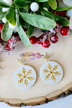 Load image into Gallery viewer, 1.8 inch Stitcher Fancy Snowflake Ball Ornament Earring or applique Steel Rule Die