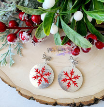 Load image into Gallery viewer, 1.8 inch Stitcher Fancy Snowflake Ball Ornament Earring or applique Steel Rule Die