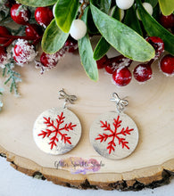 Load image into Gallery viewer, 1.8 inch Stitcher Fancy Snowflake Ball Ornament Earring or applique Steel Rule Die